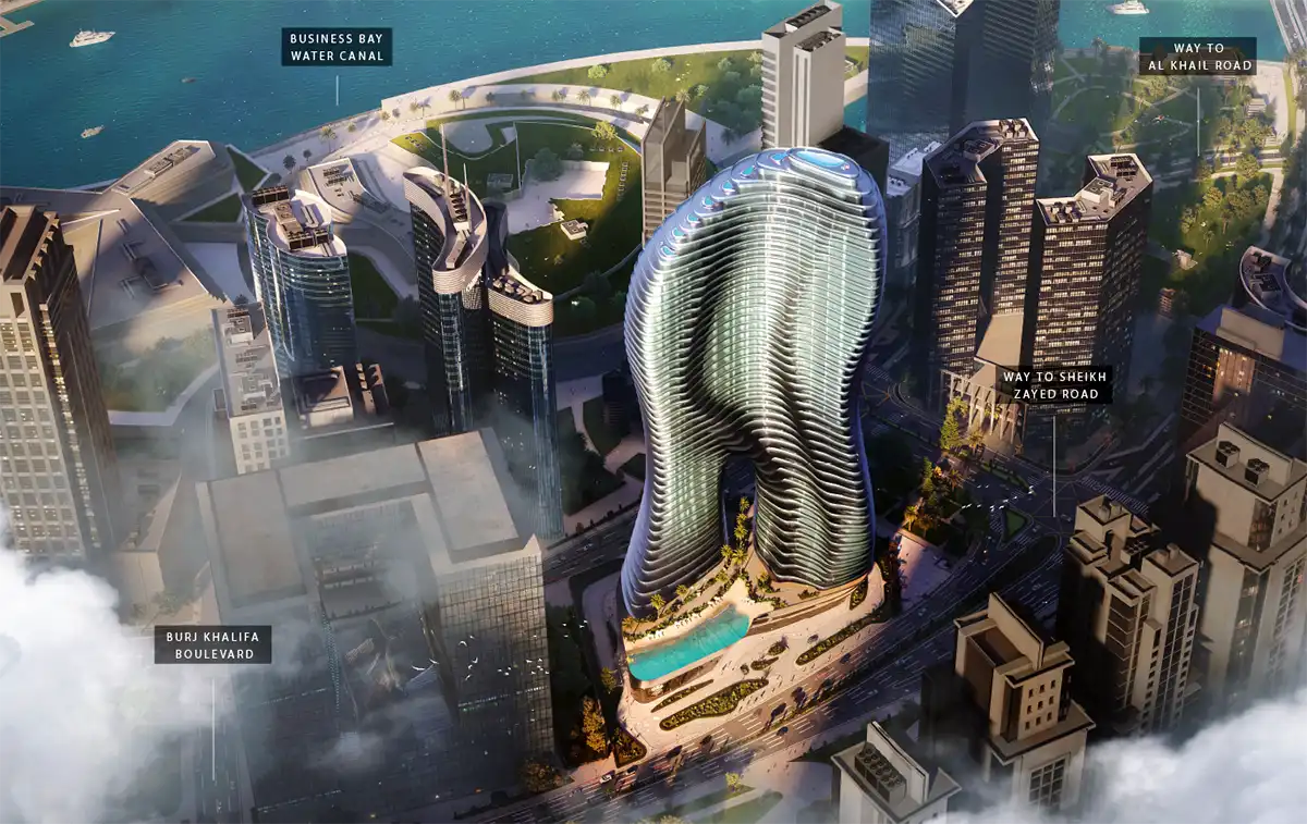 Bugatti Residences by Binghatti Map, Property Off plan,