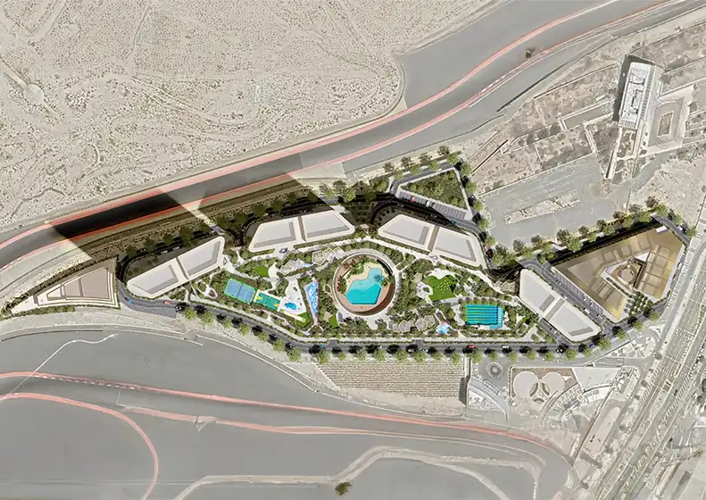 Prime Location map in Motor City for Sobha Solis, Property Off plan,