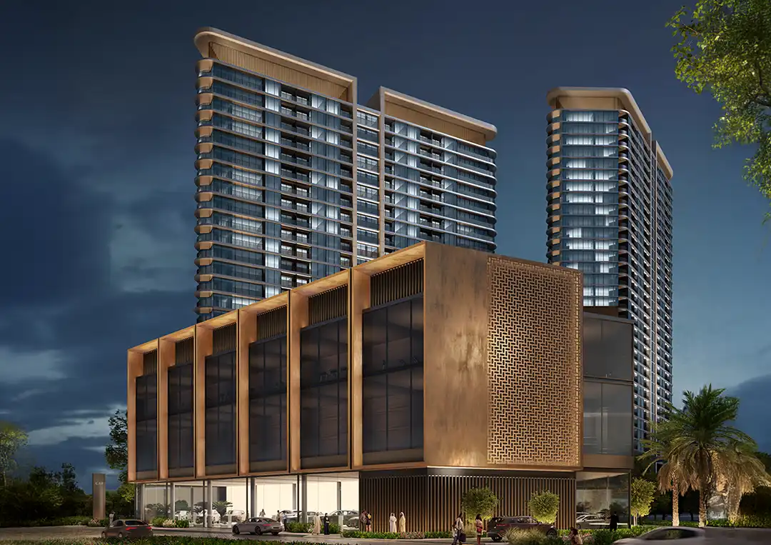 View of Retail Zone 2 in Sobha Solis, Property Off plan,
