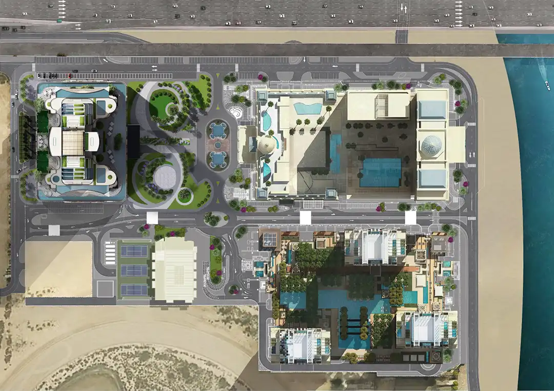 Views of Al Habtoor Tower Map, Property Off plan,